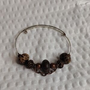 Elegant Brown Beaded Bracelet